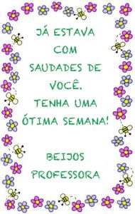 Mensagem de boa semana