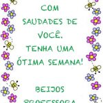 Mensagem de boa semana